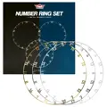 Bulls NL Metal Number Ring Set 3 pcs