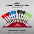 Mission Station 12 - Acrylic Darts Display - Black