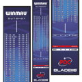 Winmau Outshot Dart Mat PDC Blue