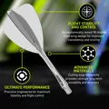 Winmau Flights Fusion Arrow Clear
