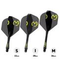 Winmau Flights Fusion MvG Design Black & Green No.2