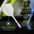 Winmau Flights Fusion Solid White No.6