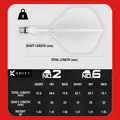 Target Flights K-Shift White No.2