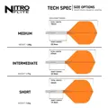 Red Dragon Flights Nitro Flite White & Orange