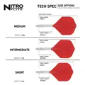 Red Dragon Flights Nitro Flite White & Red