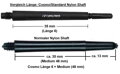 Cosmo Fit Shaft Carbon Spinning Normal 4 pcs