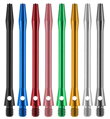 Designa Shafts Aluminium Anodised Long 