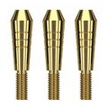 Target Shafts Aluminium Gold Tops
