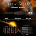 Mission Softtip Darts Horizon 18g