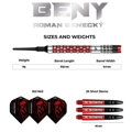 Mission Softtip Darts Roman Benecký Black & Red 18g