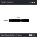 Red Dragon Softtip Darts Peter Wright Black Racer 20g