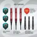 Shot Softtip Darts Future Knights Dreadheart 20g