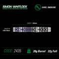 Winmau Softtip Darts Simon Whitlock 2435 22g