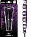 Mission Steeltip Darts Chloe O’Brien Electro Purple 23g