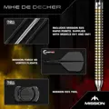 Mission Steeltip Darts Mike De Decker V2 R2.5 24g