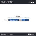Red Dragon Steeltip Darts Gerwyn Price Glacier 22g