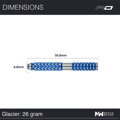 Red Dragon Steeltip Darts Gerwyn Price Glacier 26g