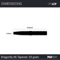 Red Dragon Steeltip Darts Dragonfly 95 Tapered 23g