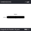Red Dragon Steeltip Darts Dragonfly 95 Parallel 26g