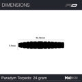 Red Dragon Steeltip Darts Paradym Torpedo 24g