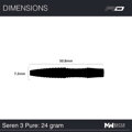 Red Dragon Steeltip Darts Seren 3 Pure 24g
