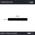 Red Dragon Steeltip Darts Seren 1 Onyx 24g
