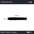 Red Dragon Steeltip Darts Seren 2 Onyx 23g