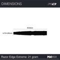 Red Dragon Steeltip Darts Razor Edge Extreme 21g