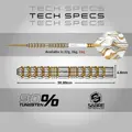 Red Dragon Steeltip Darts Paradym Gold Parallel 26g
