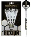 Unicorn Steeltip Darts Hexium Style 1 Black 22g