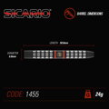 Winmau Steeltip Darts Sicario 24g