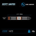 Winmau Steeltip Darts Scott Waites 22g