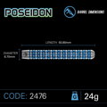Winmau Steeltip Darts Poseidon 24g
