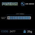 Winmau Steeltip Darts Poseidon 25g