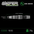 Winmau Steeltip Darts Sniper SE 21g