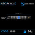 Winmau Steeltip Darts Galactics 24g