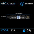 Winmau Steeltip Darts Galactics 26g