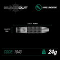 Winmau Steeltip Darts Blackout 1043 24g