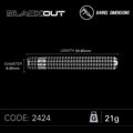 Winmau Steeltip Darts Blackout 21g