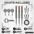 Winmau Steeltip Darts Fornax Parallel SP 22g