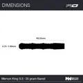 Winmau Steeltip Darts Mervyn King SE 20g
