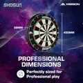 Mission Bristle Dartboard Shogun with 2 sets of darts