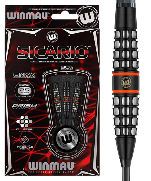 Winmau Steeltip Darts Sicario steel 25g | All for darts. Winmau Steeltip Darts Sicario steel 25g | All for darts.