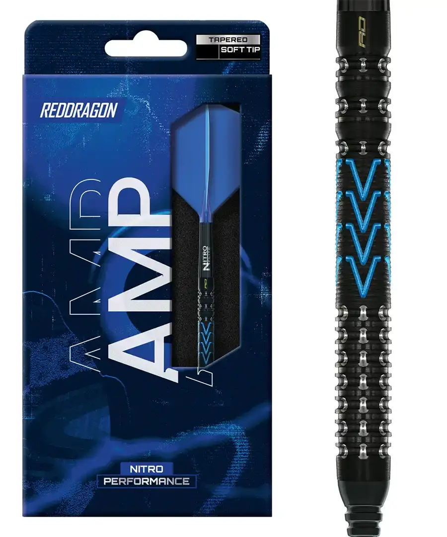 Red Dragon AMP Tapered Barrel soft tip darts 20g