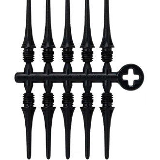 Cosmo Soft Tips Fit Point Plus Black Short 19 mm