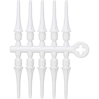 Cosmo Soft Tips Fit Point Plus White Short 19 mm