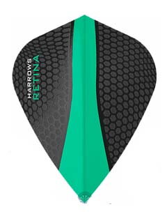 Harrows Flights Retina kite Jade