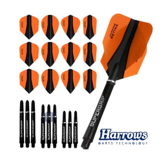 Harrows Retina X Flight and Shaft Combo Kit Ogange