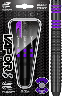 Target Softtip Darts Vapor8 Black 18g Purple