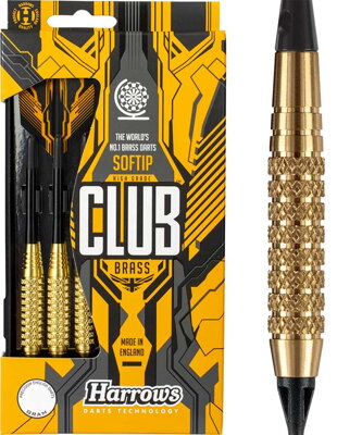 Harrows Softtip Darts Club Brass 18g K